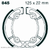 Preview: EBC Premium Bremsbacken für Cagiva WSXT 125 (Aletta Rossa) Hinterachse - 845