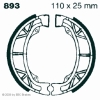 Preview: EBC Premium Bremsbacken für Aprilia Scarabeo 50 Classit 2T (PFO100) (Modell Bremstrommel HAl) Hinterachse - 893