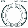 Preview: EBC Premium Bremsbacken für MZ/MUZ ETZ 125/150 Hinterachse - 979