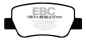 Preview: EBC Blackstuff Bremsbeläge DPX2027 für Toyota Avensis 3 Station Wagon ZRT27, ADT27 1.6 VVT-i hinten