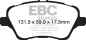 Preview: EBC Blackstuff Bremsbeläge DPX2149 für Ford Transit Courier  1.5 TDCi vorne