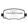 Preview: EBC Greenstuff 6000 Bremsbeläge DP63031 für Jeep Cherokee 4 KL 2.2 CRD 4x4 hinten