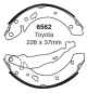 Preview: EBC Premium Bremsbacken 6562 für Toyota Avensis 1 T22 1.8 hinten