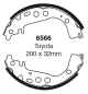 Preview: EBC Premium Bremsbacken 6566 für Toyota Yaris 1 SCP1_, NLP1_, NCP1_ 1.3 hinten