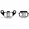 Preview: EBC Goldstuff Bremsbeläge für KTM EXC 600 LC4 Brembo Bremssattel Vorderachse - FA067HH