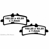 Preview: EBC Goldstuff Bremsbeläge für KTM RC8 R (1190ccm) Vorderachse - FA447HH