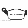 Preview: EBC Goldstuff Bremsbeläge für Honda CBR 250 RD (ohne ABS) Hinterachse - FA496HH