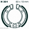 Preview: EBC Premium Bremsbacken für Honda NT 50 (F) (Melody Mini) Vorderachse - H301