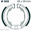 Preview: EBC Premium Bremsbacken für Honda NH 80 Lead 80 Hinterachse - H302