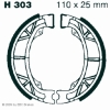 Preview: EBC Premium Bremsbacken für Honda CT 110 A / B /C / D / K / M Vorderachse - H303