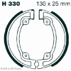 Preview: EBC Premium Bremsbacken für Honda CG 125 (T/W) Vorderachse - H330