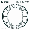 Preview: EBC Premium Bremsbacken für Kawasaki KH 250 B1-B5 Hinterachse - K708