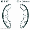 Preview: EBC Premium Bremsbacken für Kawasaki KLF 300 A1/A2 (Bayou) Vorderachse - K717