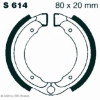 Preview: EBC Premium Bremsbacken Water Grooved für Suzuki LT 80 K1 Vorderachse - S614G