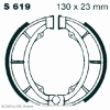 Preview: EBC Premium Bremsbacken Water Grooved für Suzuki PE 175 T/X Hinterachse - S619G