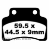 Preview: EBC Scooter Bremsbeläge für Benelli Quattro Nove X (50ccm) (Bremsscheibe HA) Vorderachse - SFA235