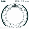 Preview: EBC Premium Bremsbacken für Vespa PK 100 XL Hinterachse - V906