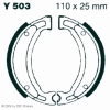 Preview: EBC Premium Bremsbacken für Yamaha YB 100 Vorderachse - Y503