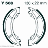 Preview: EBC Premium Bremsbacken Water Grooved für Yamaha YZ 465 H Vorderachse - Y508G