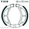 Preview: EBC Premium Bremsbacken für Yamaha YV 50 (5BM2) Jog Space Innovation Vorderachse - Y519