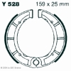 Preview: EBC Premium Bremsbacken für Yamaha YFM 350 ERG Vorderachse - Y528