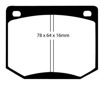 EBC Greenstuff 2000 Bremsbeläge DP2216 für Saab 900 (1)  2.0 c vorne