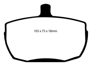 EBC Greenstuff 2000 Bremsbeläge DP2241 für LTI TX  2.4 TDi vorne