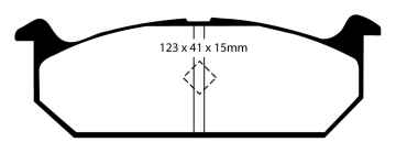 EBC Blackstuff Bremsbeläge DP613 für Suzuki Swift 1 AA 1.0 vorne