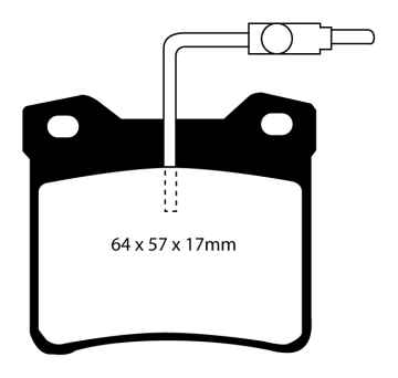 EBC Blackstuff Bremsbeläge DP816 für Peugeot 605 6B 2.0 hinten