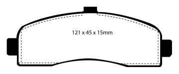 EBC Blackstuff Bremsbeläge DP946 für Nissan Micra II K11 1.4i 16V vorne