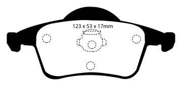 EBC Greenstuff 2000 Bremsbeläge DP21231 für Volvo V70 (2) 285 2.0 T hinten