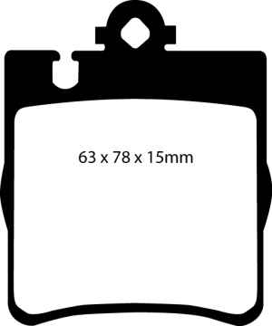 EBC Blackstuff Bremsbeläge DP1441 für Mercedes-Benz C-Klasse S203 C 240 4-matic hinten