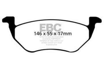 EBC Blackstuff Bremsbeläge DP1710 für Ford Maverick 2  2.3 16V hinten