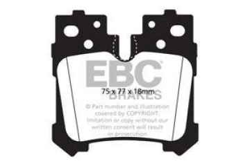 EBC Yellowstuff Bremsbeläge DP41812R für Land Rover Range Rover 5 L551 500h (GVF50_) hinten