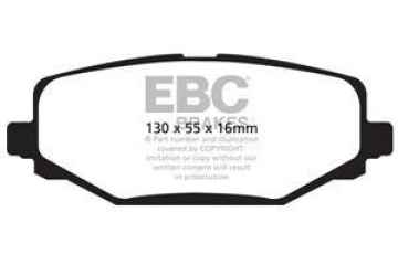 EBC Yellowstuff Bremsbeläge DP41889R für Chrysler GRAND VOYAGER V (RT) RT 3.3 hinten