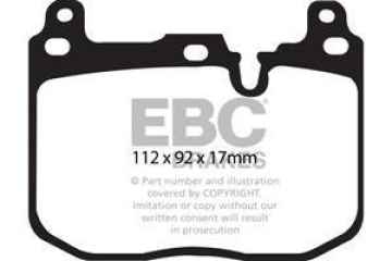 EBC Redstuff Bremsbeläge DP32130C für BMW 4 F32, F82 440 i vorne
