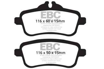 EBC Yellowstuff Bremsbeläge DP42137R für Mercedes-Benz GLE-Klasse W166 500 4-matic hinten