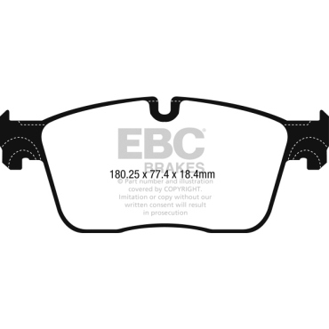 EBC Greenstuff 6000 Bremsbeläge DP62253 für Land Rover Range Rover Velar L560 3.0 4x4 vorne