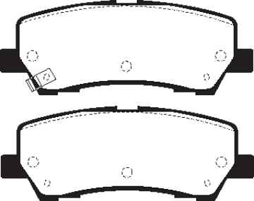 EBC Yellowstuff Bremsbeläge DP43043R für Ford (USA) Mustang 6  2.3 Turbo (Performance Package) hinten