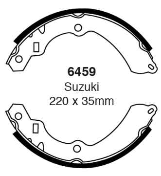 EBC Premium Bremsbacken 6459 für Suzuki Vitara ET, TA 1.9 D hinten