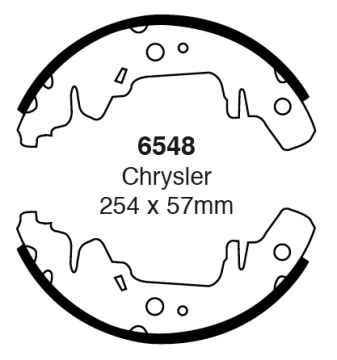 EBC Premium Bremsbacken 6548 für Kia Carnival 2 GQ 2.5 V6 hinten