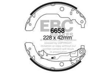 EBC Premium Bremsbacken 6658 für Peugeot 207  1.4 16V hinten