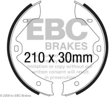 EBC Premium Bremsbacken 6701 für Porsche Cayenne 92A 4.8 Turbo