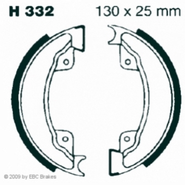EBC Premium Bremsbacken für Honda XL 500 (RC) Vorderachse - H332