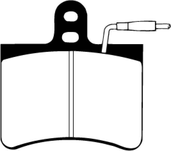 EBC Blackstuff Bremsbeläge DP190 für Citroën GS  1.1 vorne