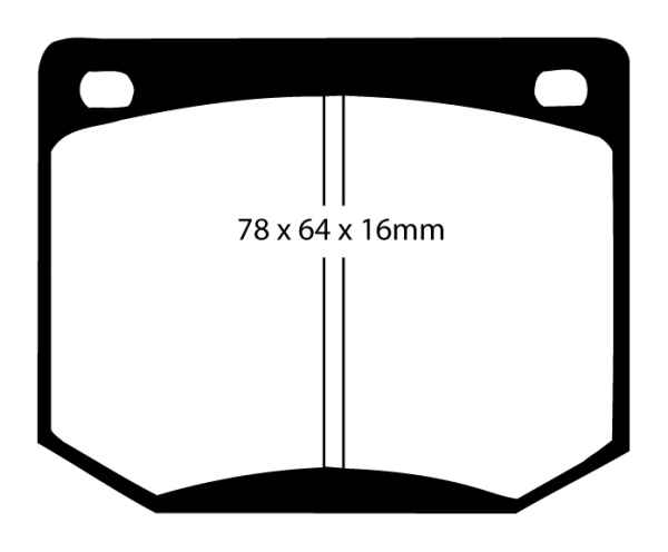 EBC Greenstuff 2000 Bremsbeläge DP2216 für Saab 900 (1)  2.0 c vorne