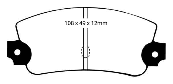 EBC Blackstuff Bremsbeläge DP231 für Lancia Beta Spider 828BS 2000 (828BS1) hinten