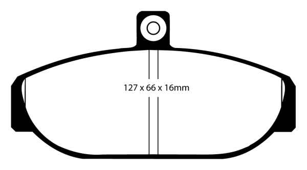 EBC Greenstuff 2000 Bremsbeläge DP2435 für Volvo 740 744 2.0 vorne