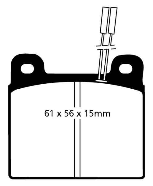 EBC Blackstuff Bremsbeläge DP507 für Alfa Romeo GTV 116 2.0 vorne