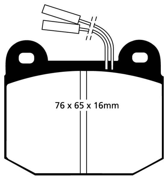 EBC Blackstuff Bremsbeläge DP578 für Alfa Romeo 75 162B 2.0 vorne